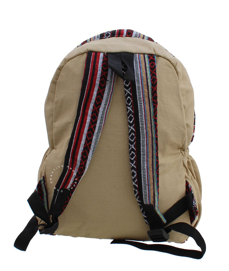 Eco Recycled Rice Sack Backpack Creativehand Nepal